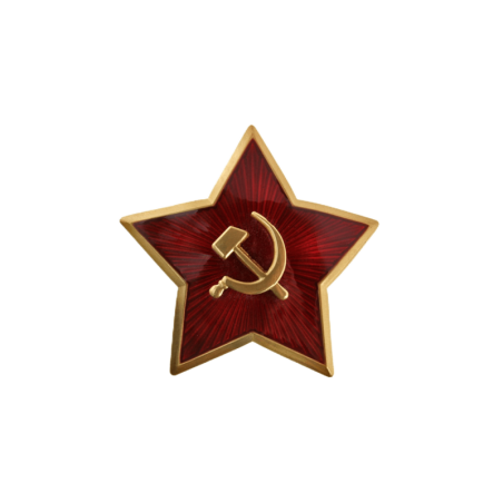Kokarde klein „Roter Stern“ Original WWII Zeiten