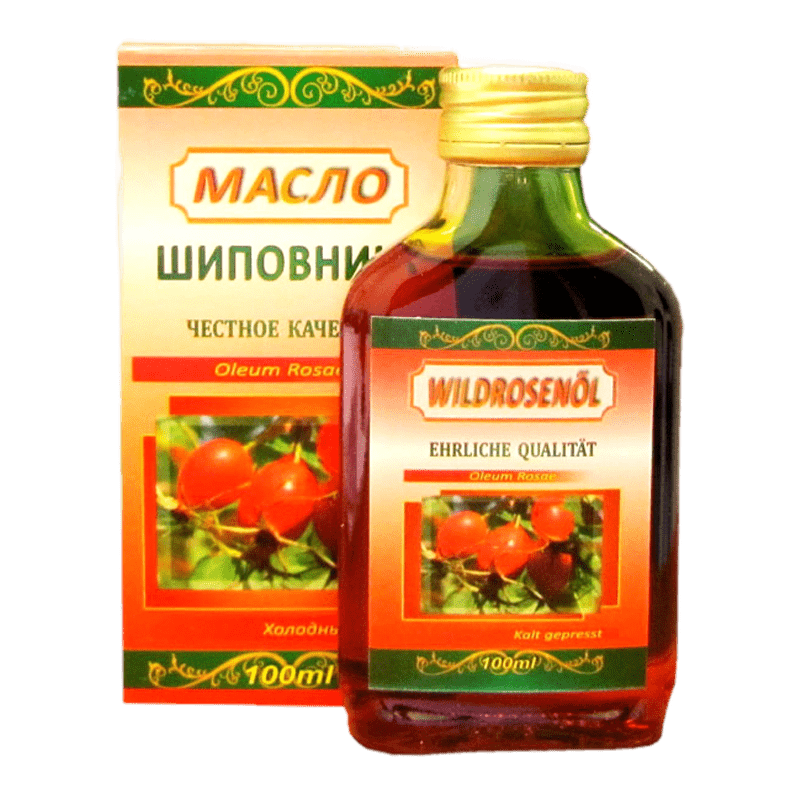 Масло шиповника холодный отжим 100 мл