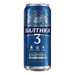 Bier Baltika Nr.3 Alk.4.8%...