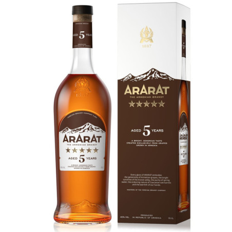 Cognac Ararat 5 Jahre 0.5L