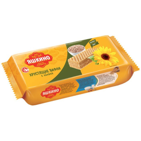 Waffeln Yashkino mit Halva 300g