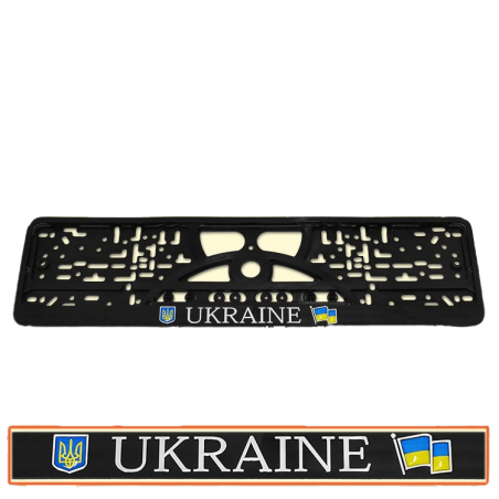 Nummernschildhalter Ukraine 3D