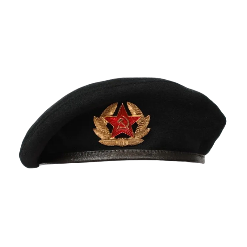 Baskenmütze des Marinekorps mit Kokarde original UdSSR