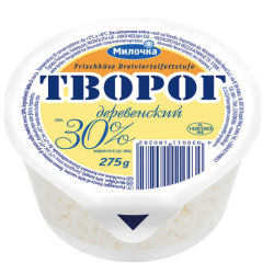 Landhüttenkäse Tworog Milochka 30% Fett 275g