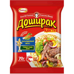 Лапша быстрого приготовления со вкусом  говядины 70g