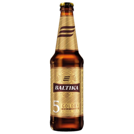 Bier Baltika 5 Golden Pale Lager 470mm 5.3% vol
