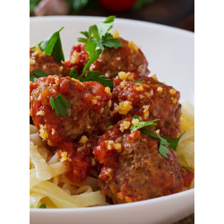 Fischfleischbällchen in Tomatensauce mit Gemüse 240g