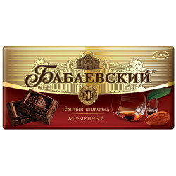 Шоколад тёмный Бабаевский 90g