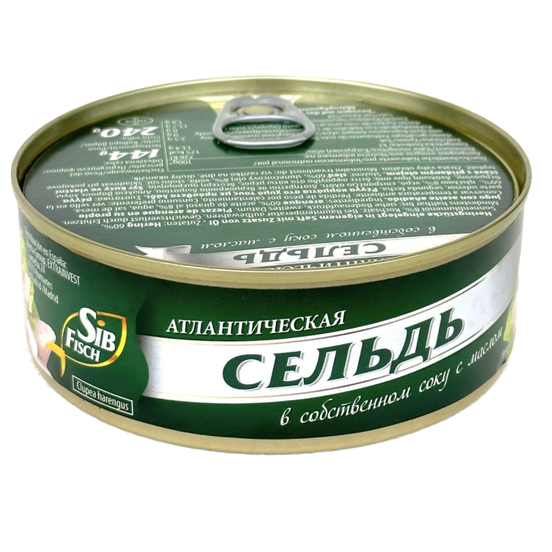 Сельдь Атлантическая в масле 240g