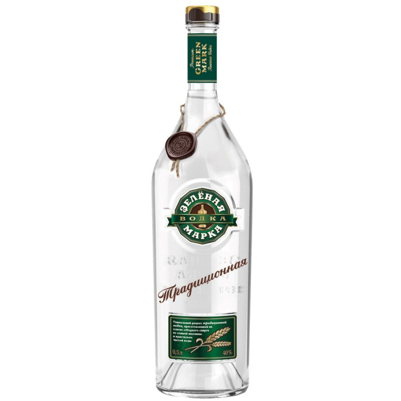 Vodka Green Mark Traditional 0,5L Alk 40%