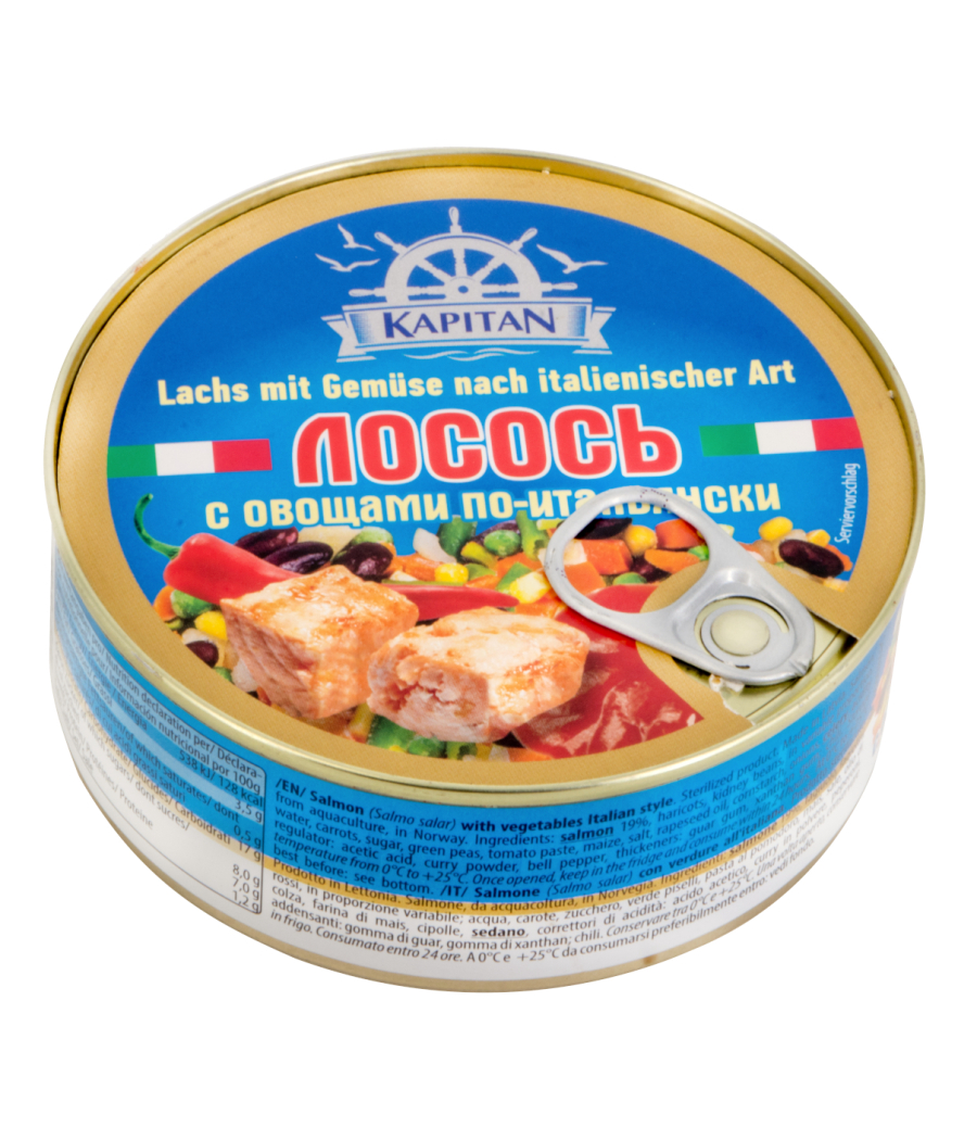 Салат по-Итальянски с лососем 240g