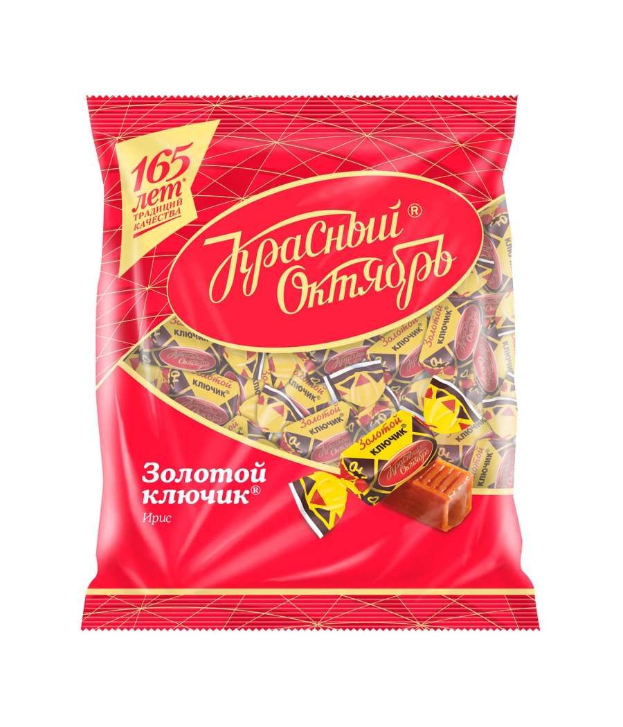 Ириски Золотой Ключик твердые 250g