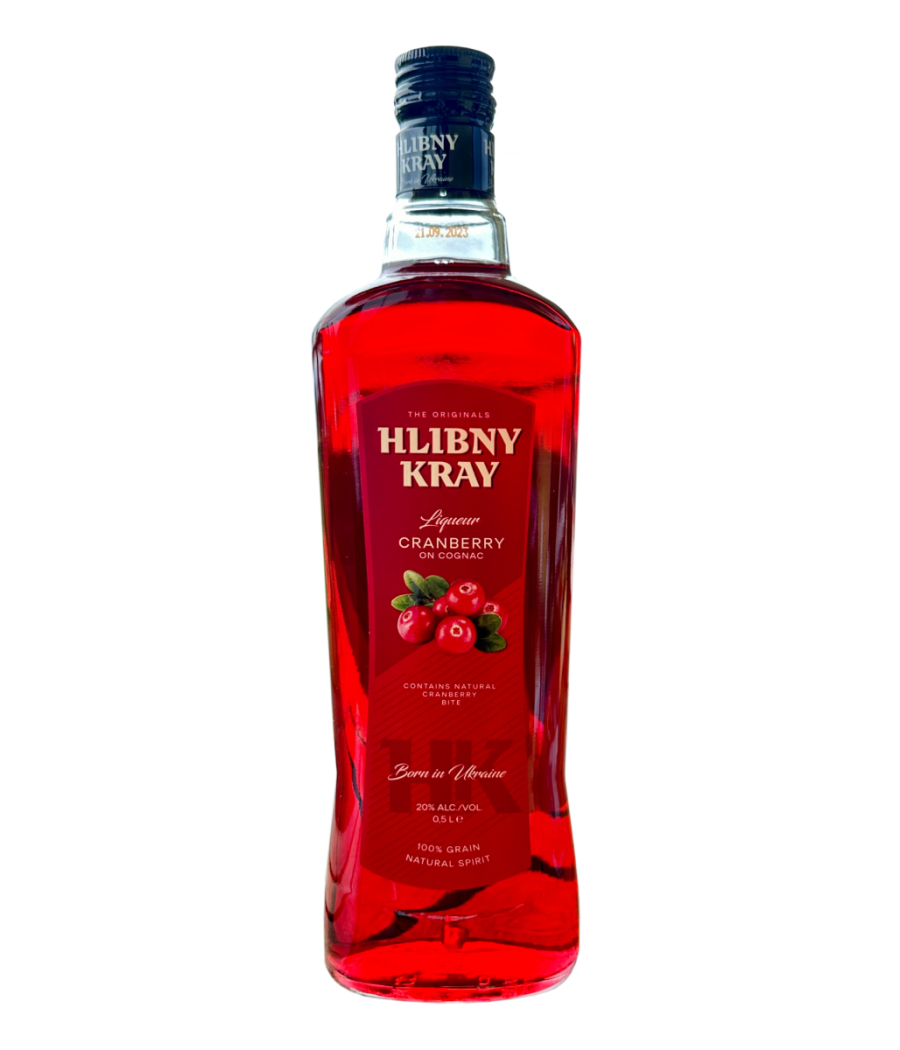 Hlibny Kray Likör Cranberry 20% Vol 0.5L