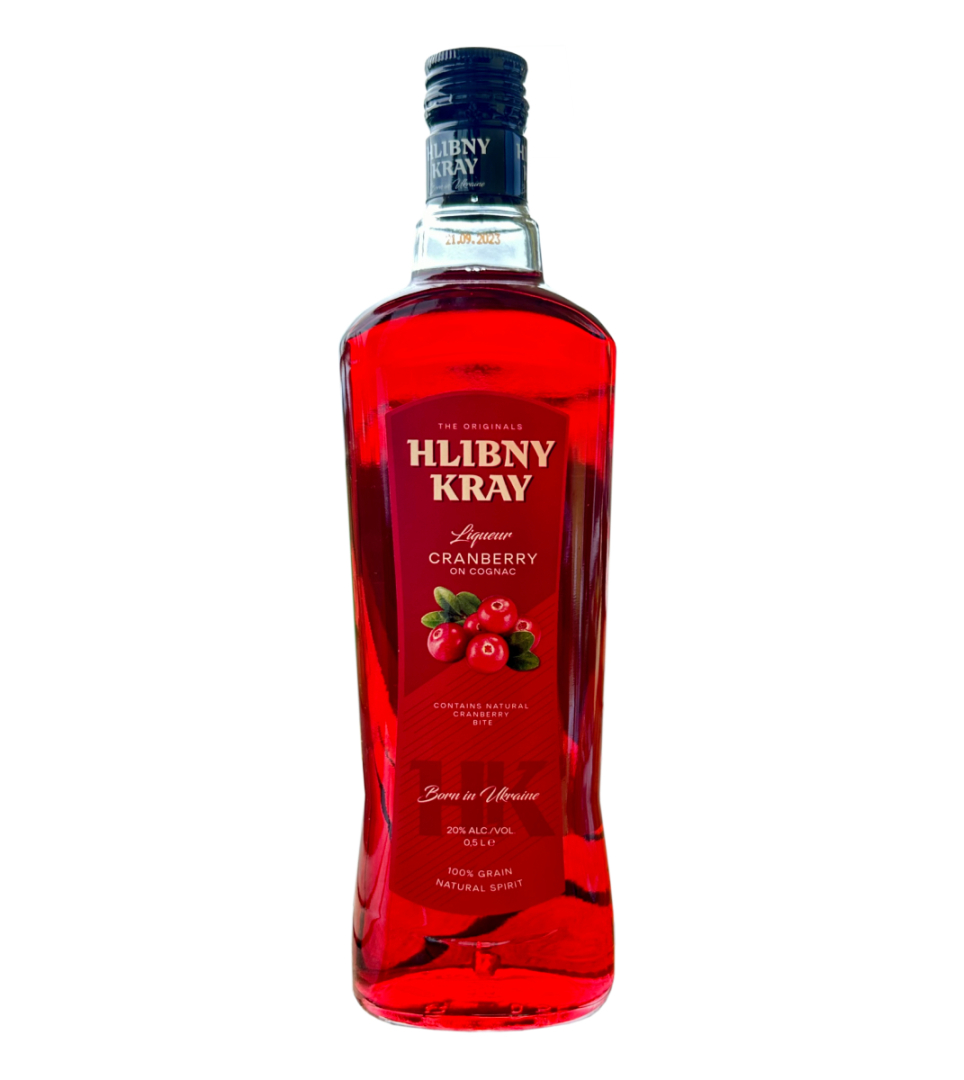 Hlibny Kray Likör Cranberry 20% Vol 0.5L