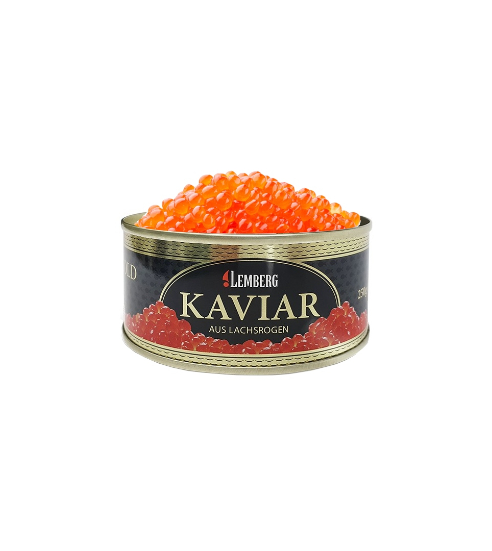 Caviar de saumon sauvage Gorbuscha Alaska Gold 250g