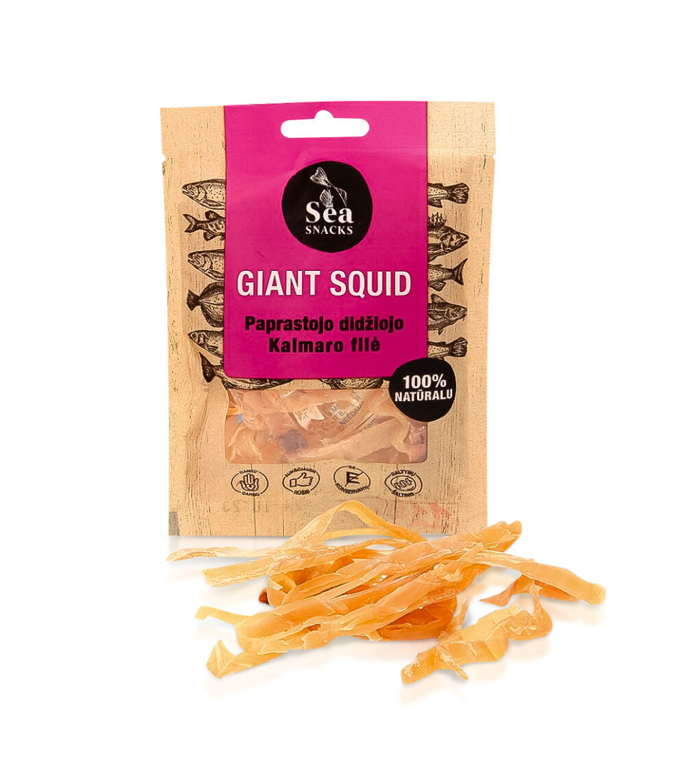 Squid pieces dried salted 30g