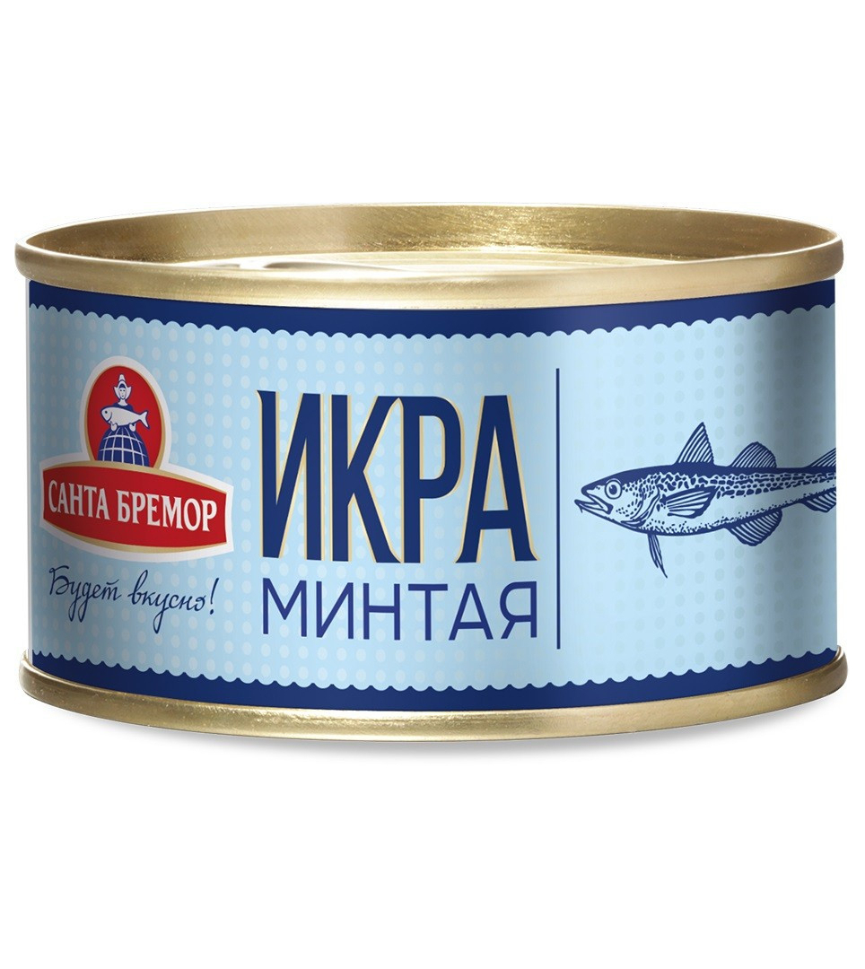 Икра минтая деликатесная 130g