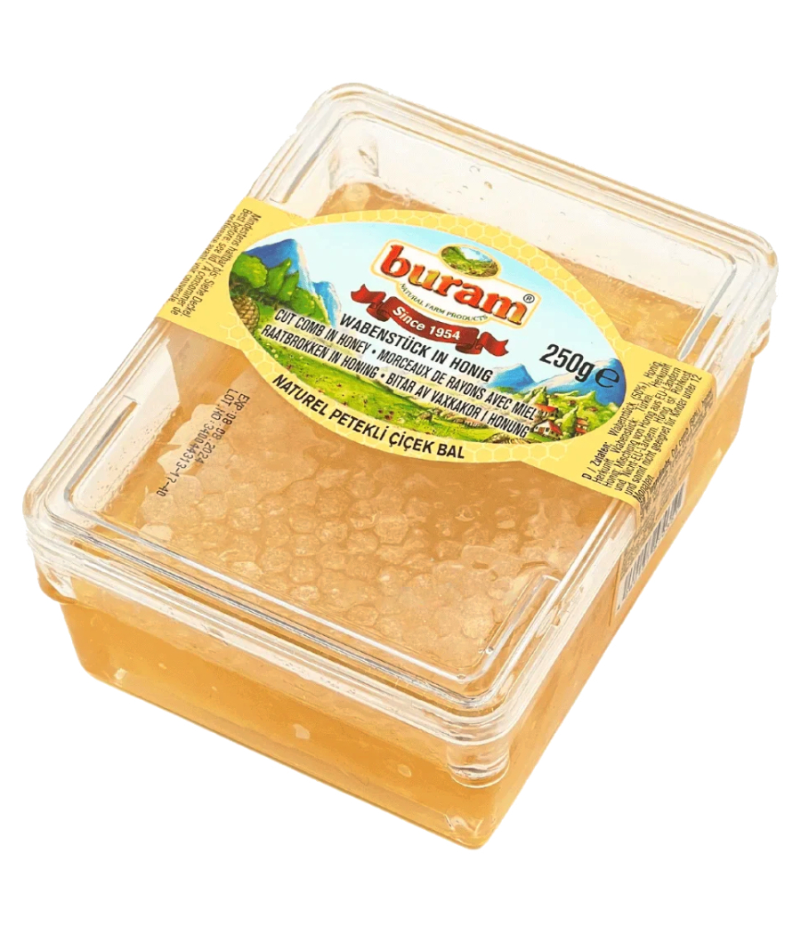 Morceau de nid d'abeille au miel 250g