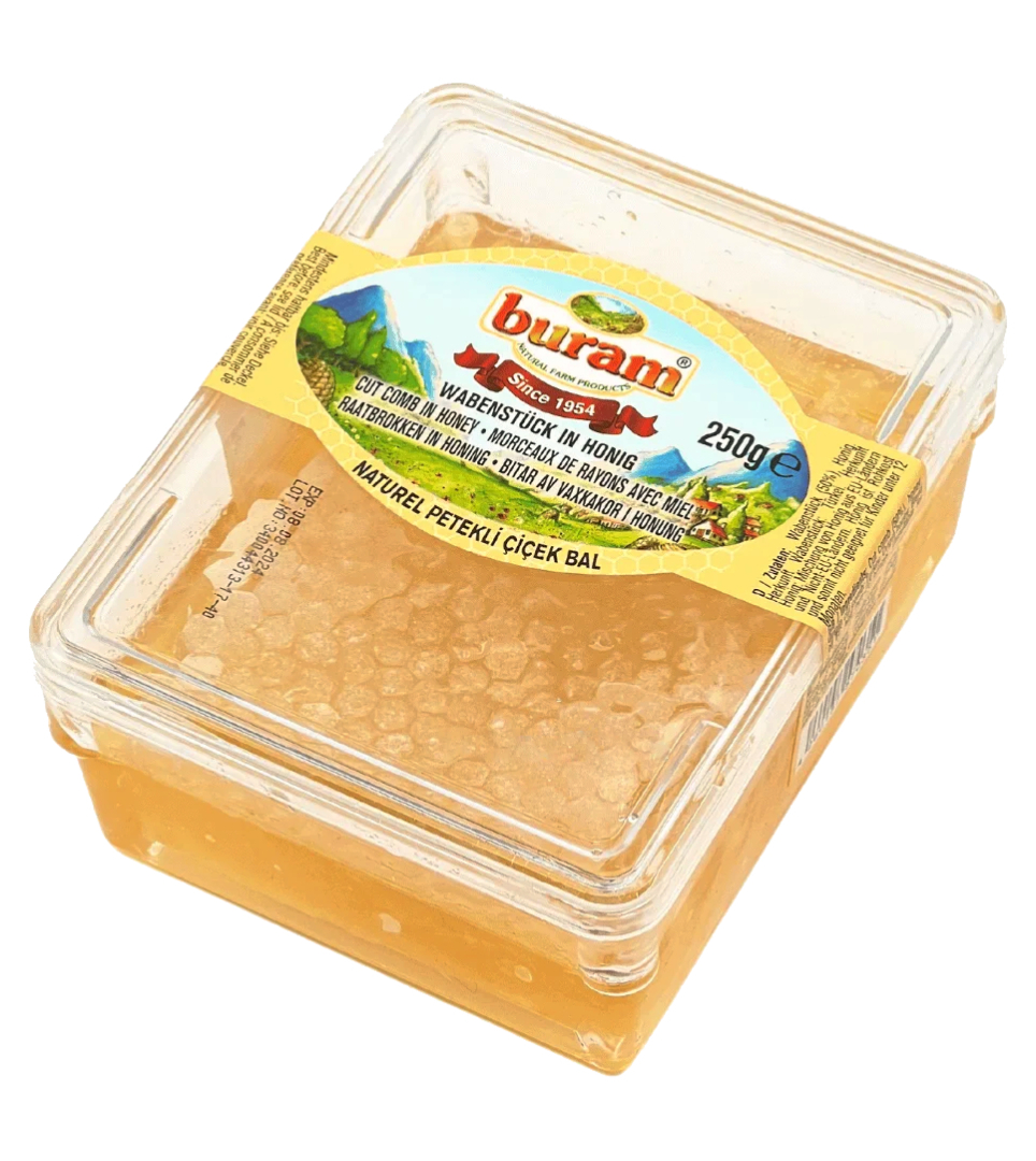 Morceau de nid d'abeille au miel 250g