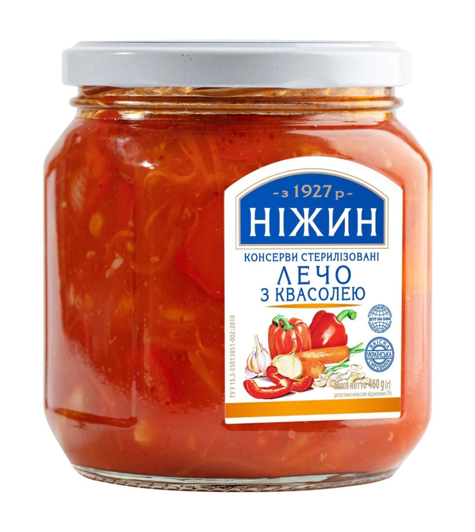 Лечо с фасолью 460g