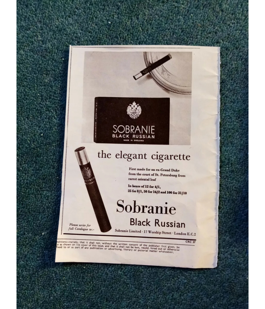 Russische Zigaretten Sobranie Black Russian