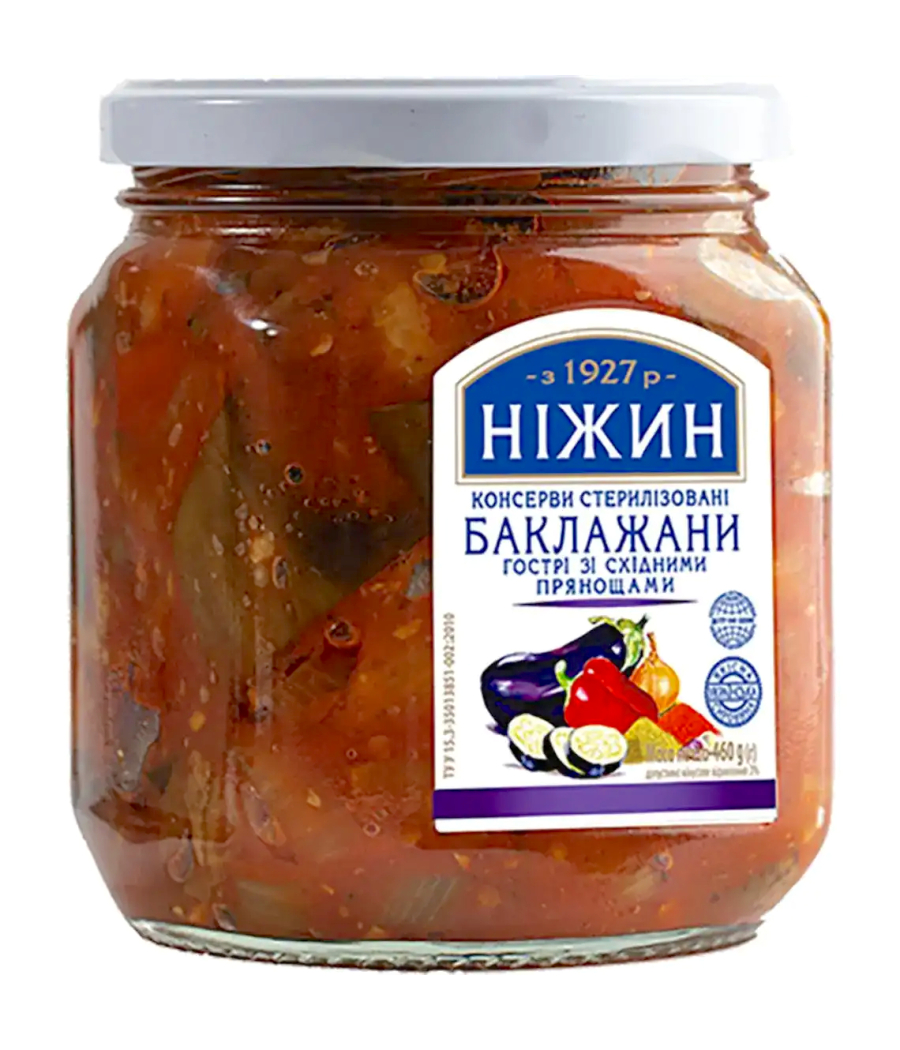 Баклажаны острые 460g