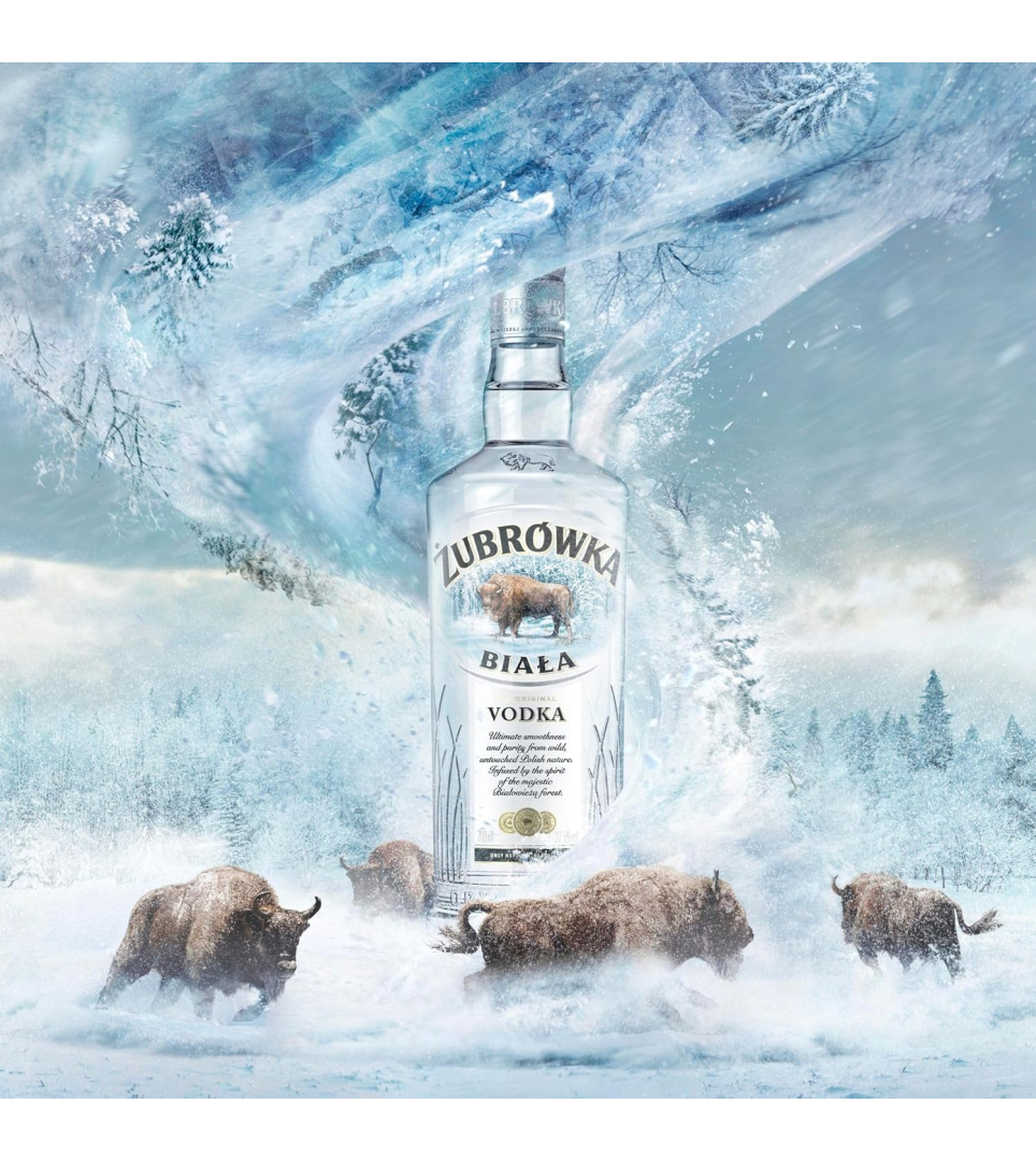 Vodka Żubrówka blanche originale 0,5L Alk. 40%