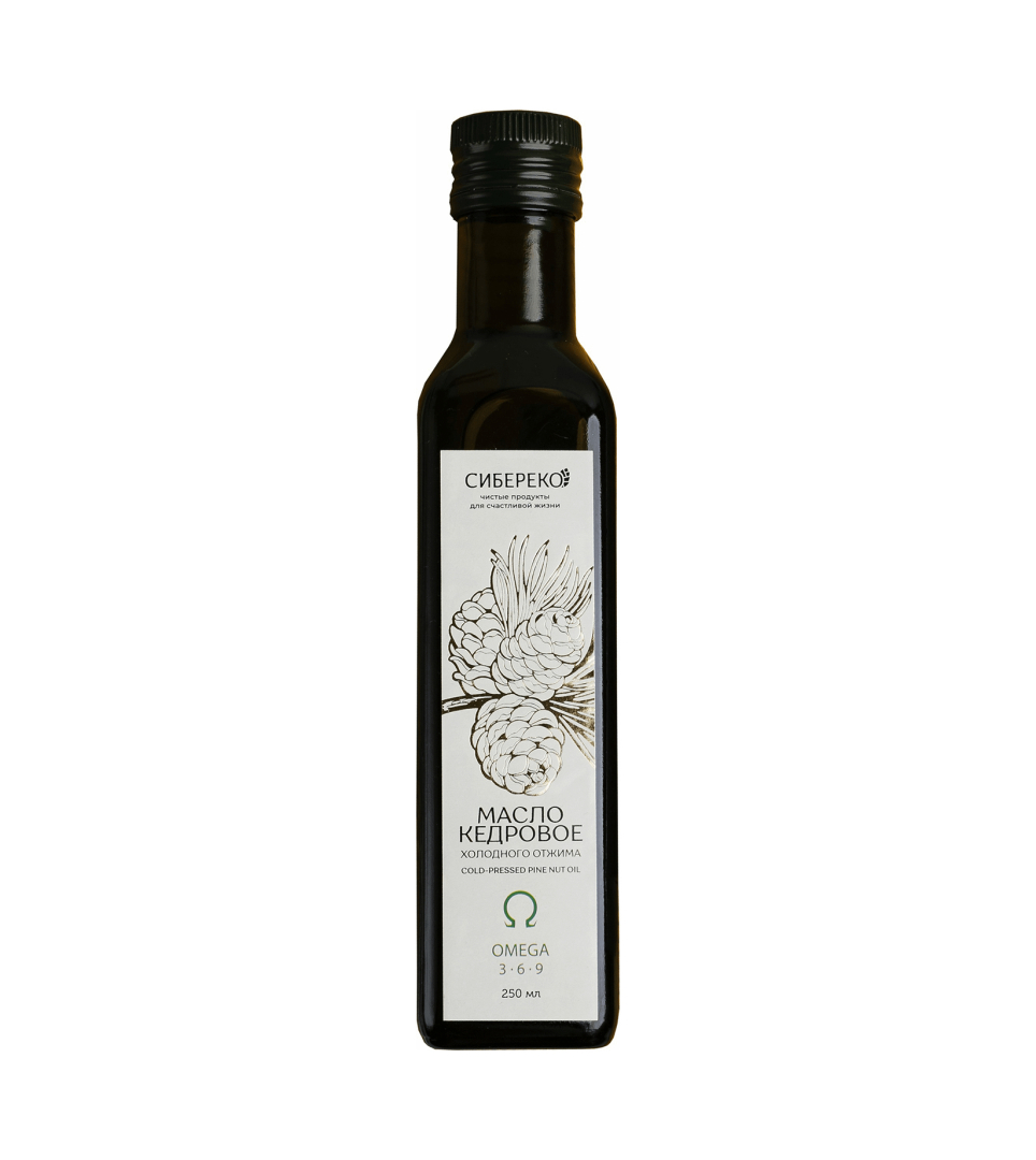 Olio di cedro siberiano, pressato crudo 250 ml