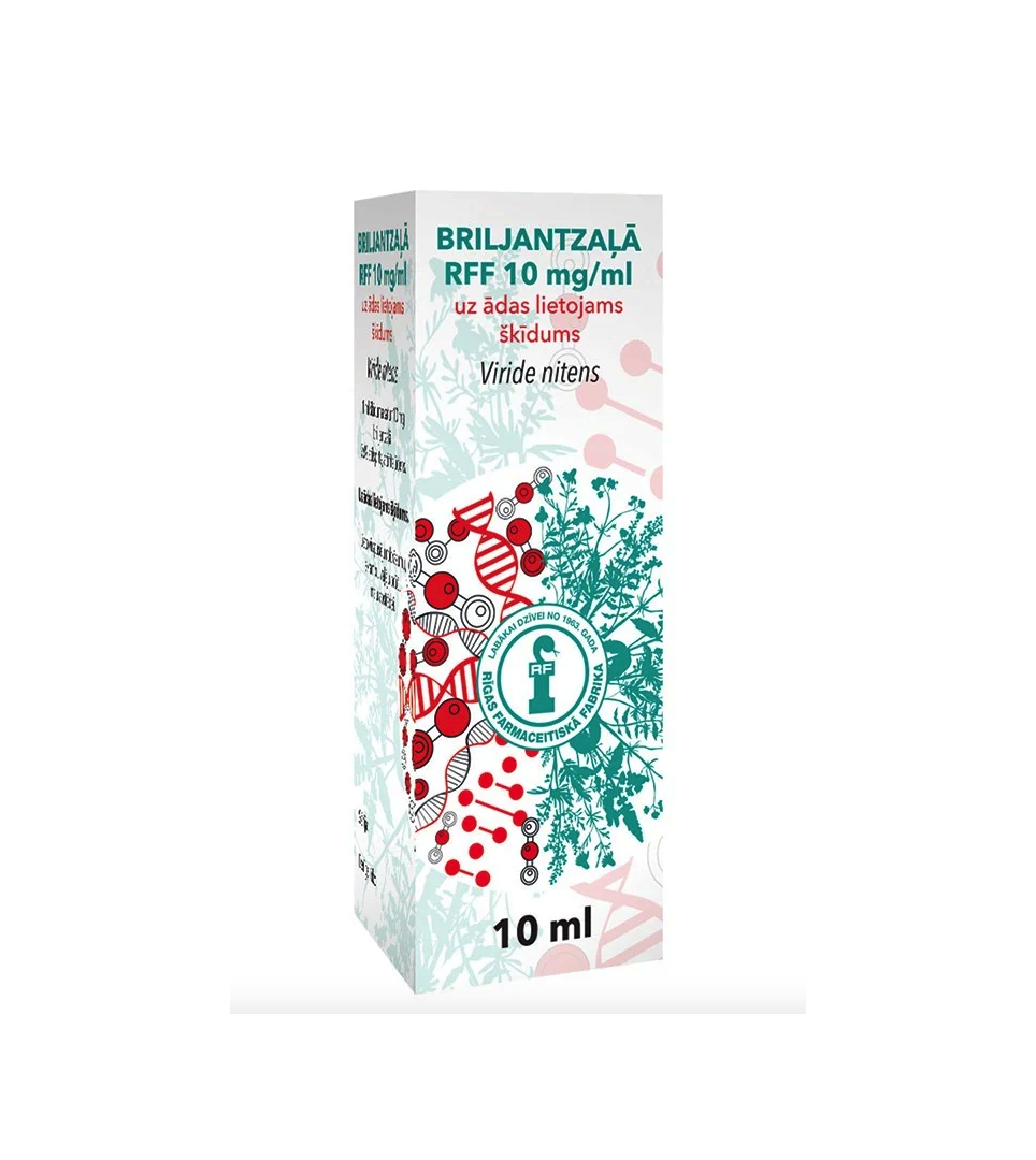 Soluzione alcolica verde brillante per uso esterno 10ml