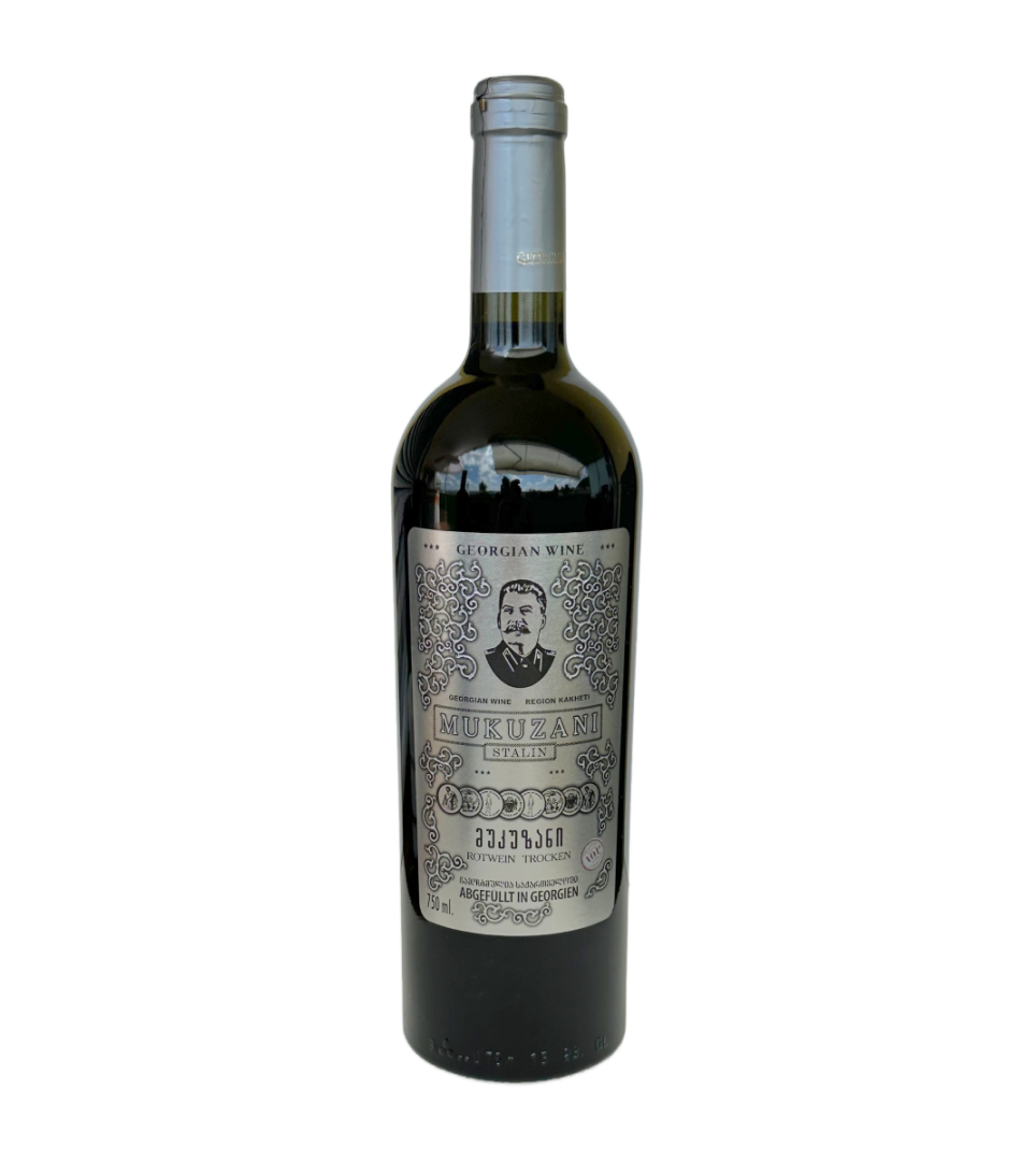 Georgischer Wein Mukuzani Stalin rot trocken 0.75L Alk 12.0%