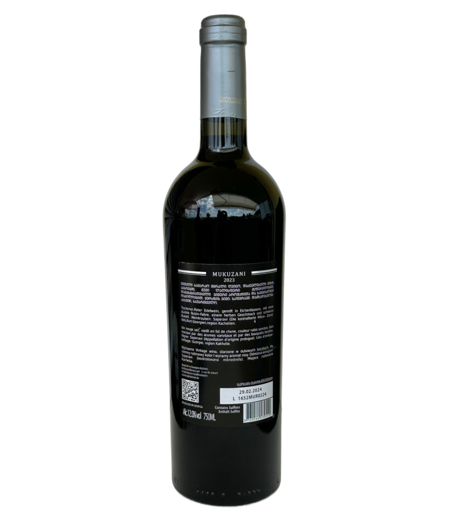 Georgischer Wein Mukuzani Stalin rot trocken 0.75L Alk 12.0%