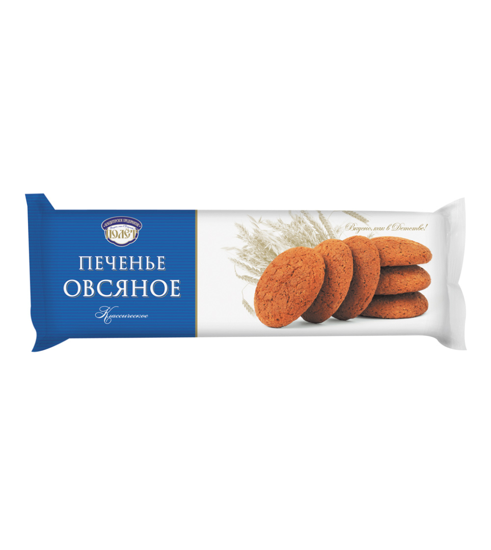 Печенье Полёт Классическое овсяное 300g