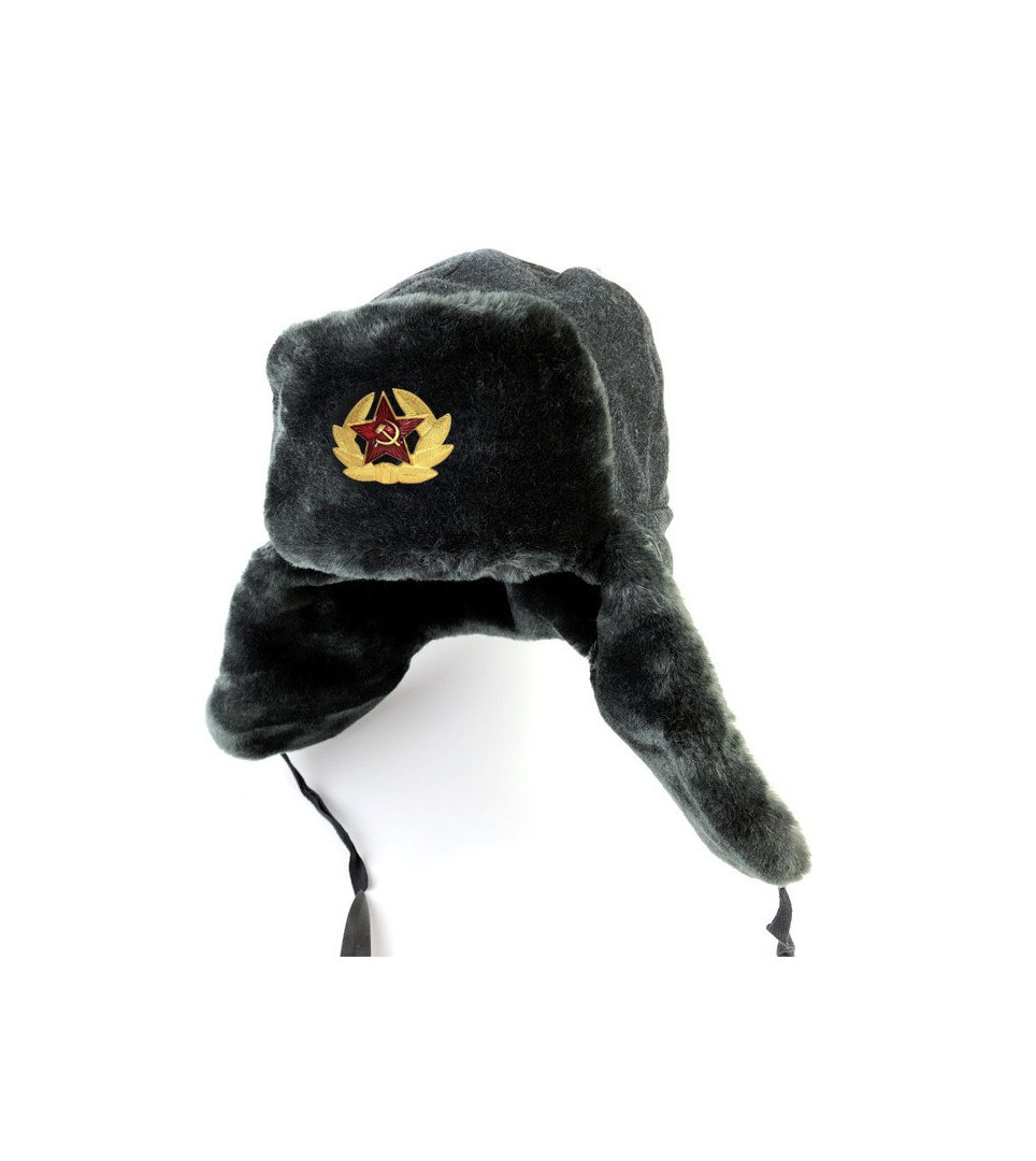 Soldier's hat with earflaps original USSR