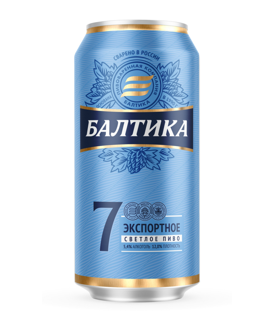 Пиво Балтика №7 900ml Alk 4.8%