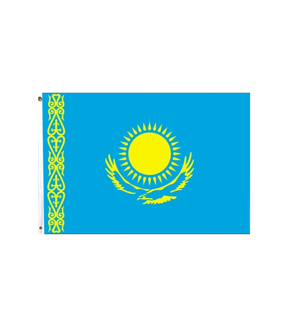 Flagge Kasachstan