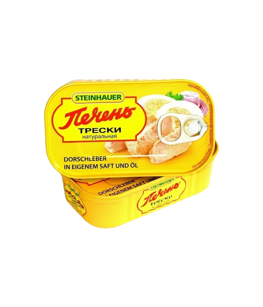 Печень трески натуральная 120g