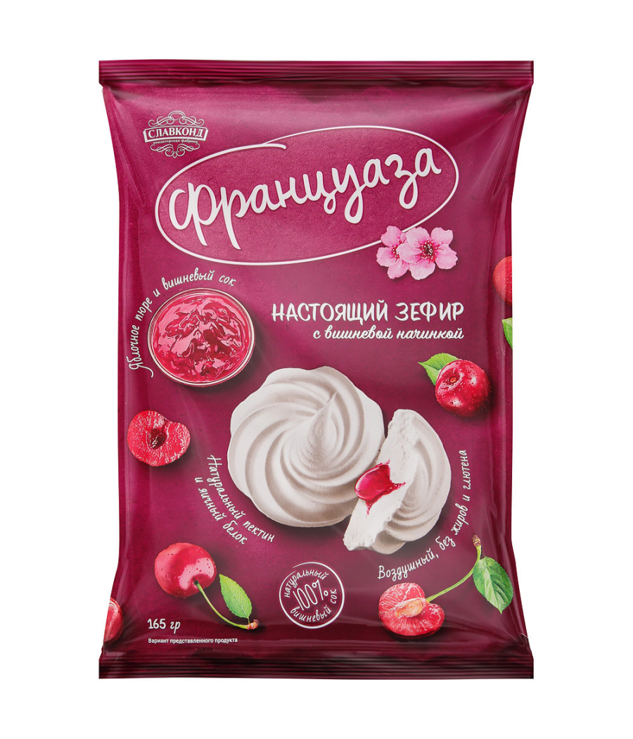 Marshmallow con ripieno di ciliegie 165g