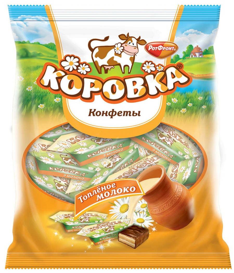 Конфеты Коровка топлёное молоко 250g