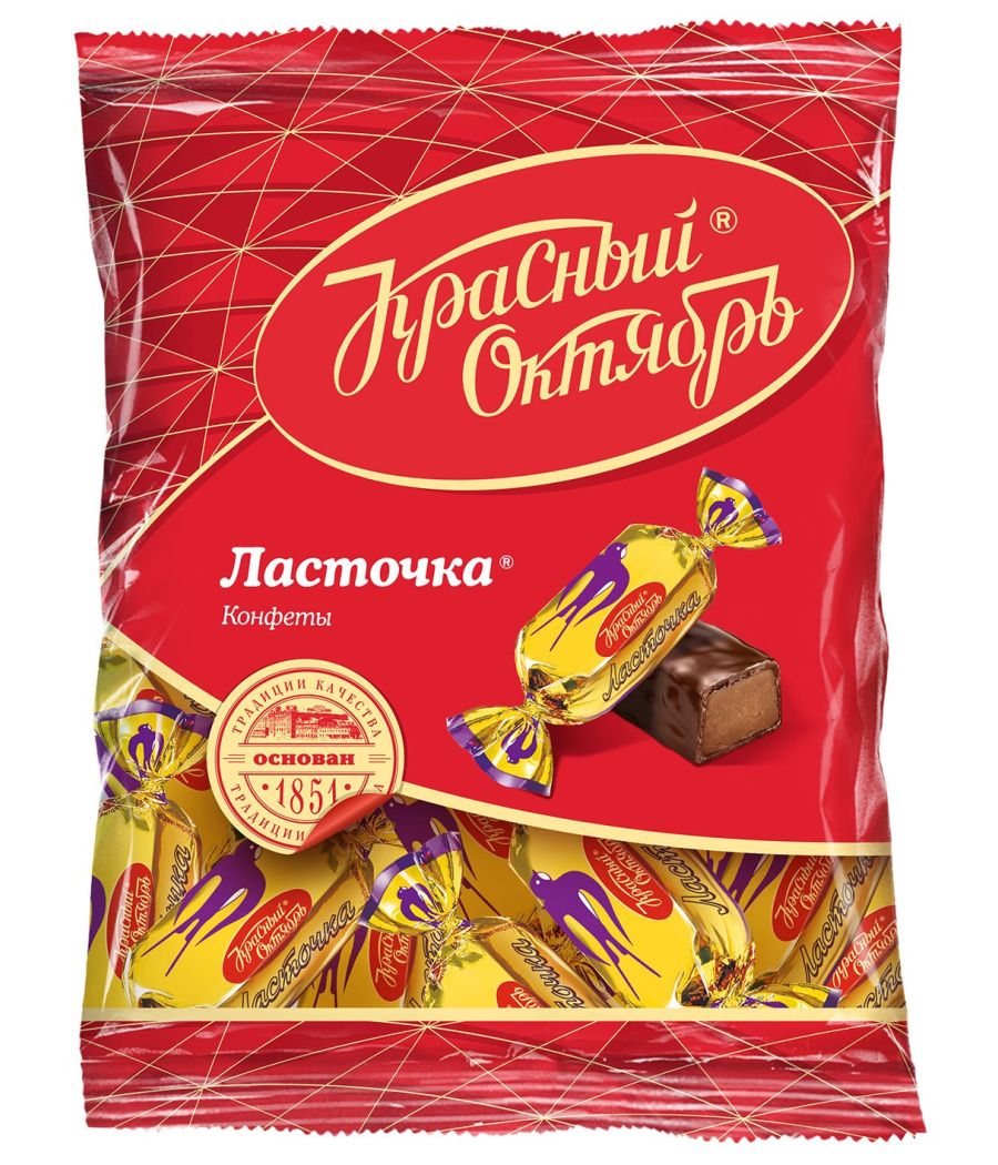 Ласточка шоколадные конфеты 250g