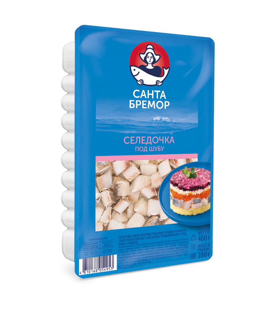 Chopped herring fillets 400g