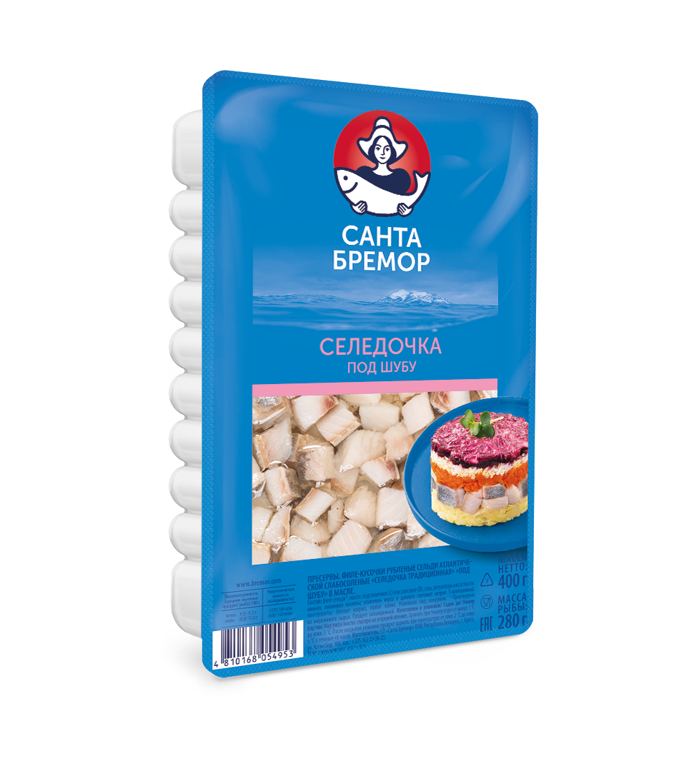 Chopped herring fillets 400g