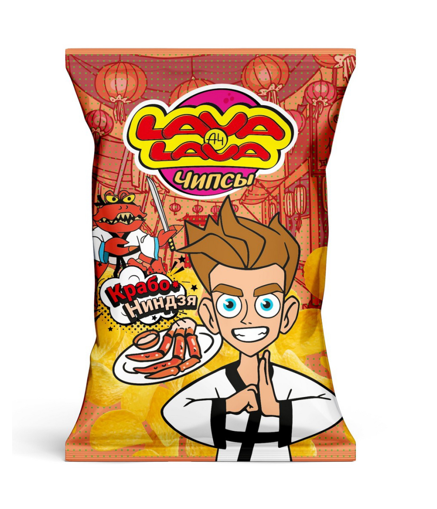 Chips au goût de crabe 50g