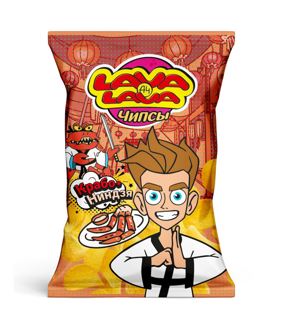 Chips au goût de crabe 50g