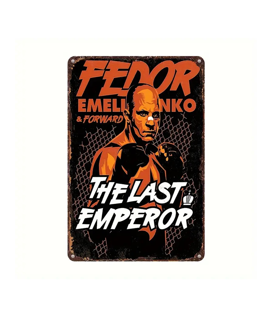 Fedor Emelianenko Metallschild