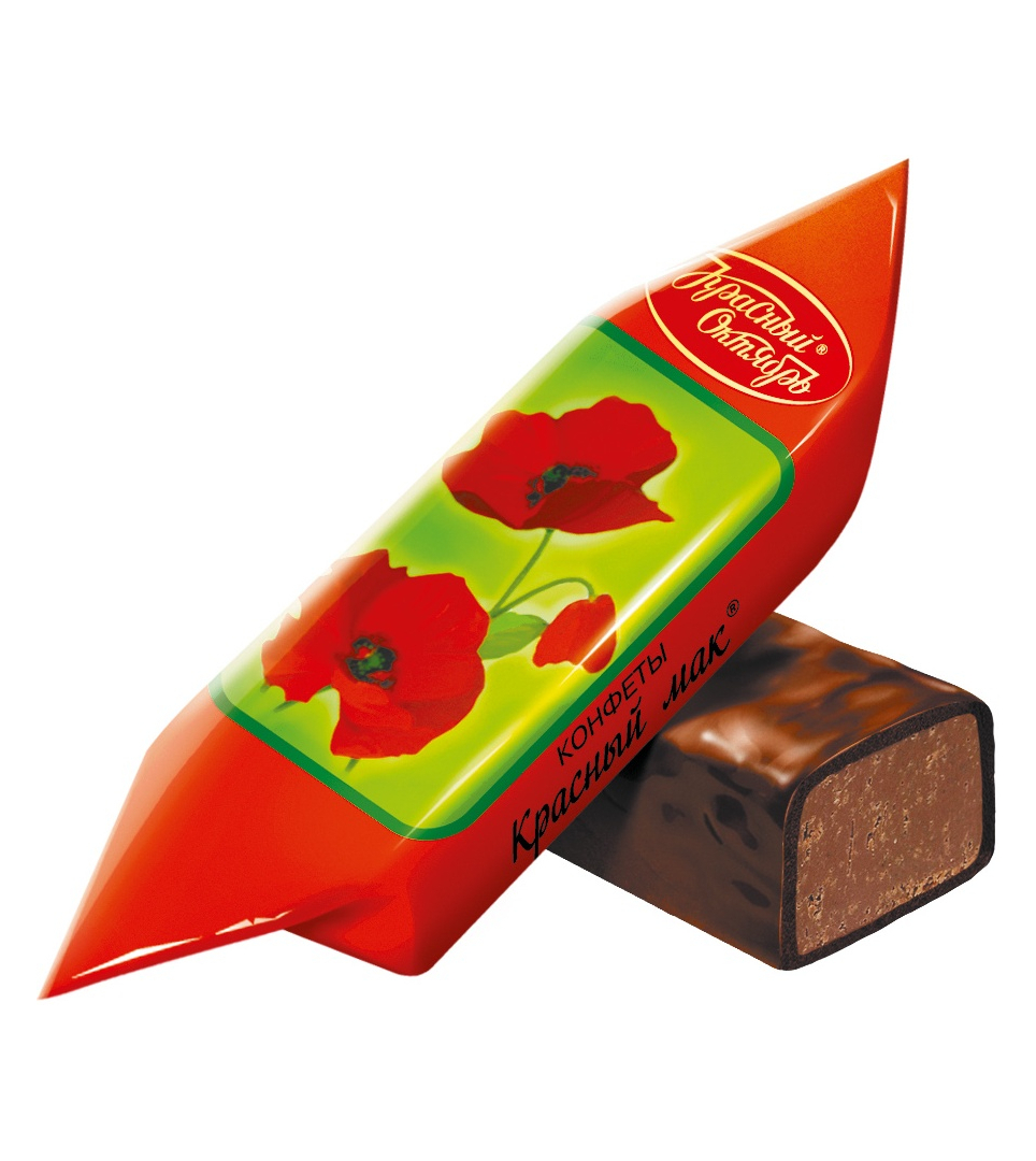 Caramelle al cioccolato Papavero rosso 250g