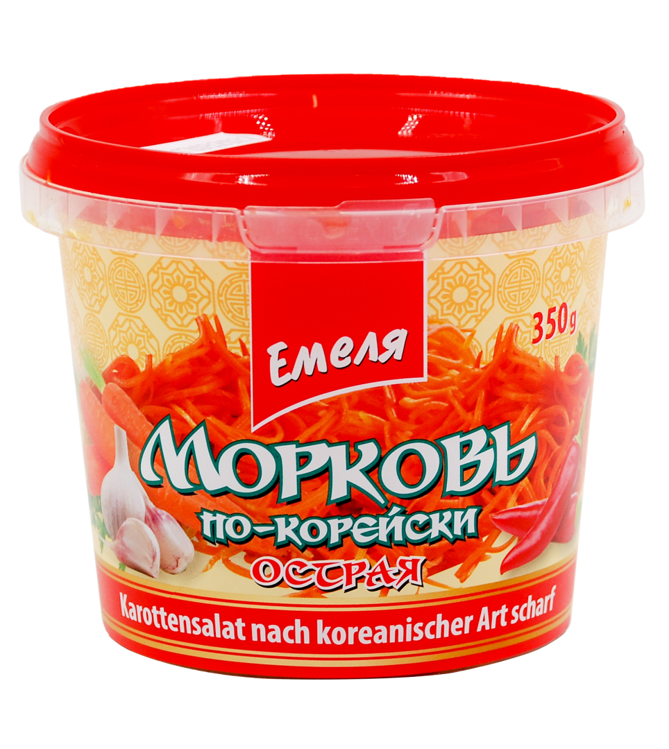 Морковь по-корейски острая 350g