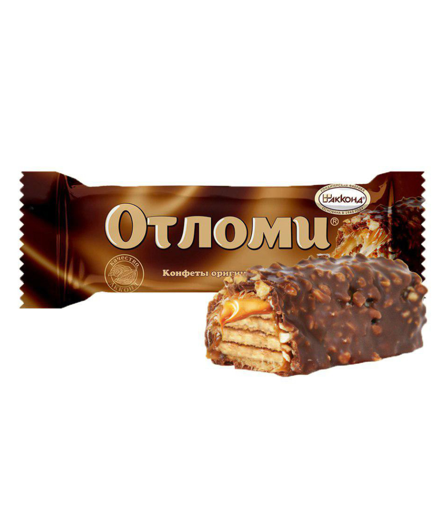 Конфеты Отломи в шоколадной глазури 250g