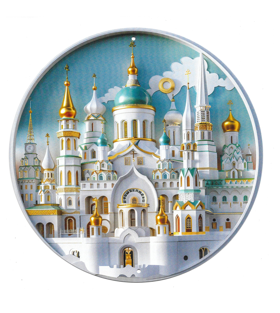 Kazan Kremlin Metallschild 19.5cm