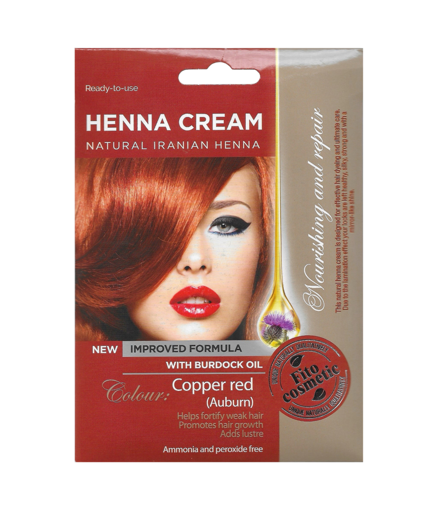 Crème au henné rouge cuivré 50ml