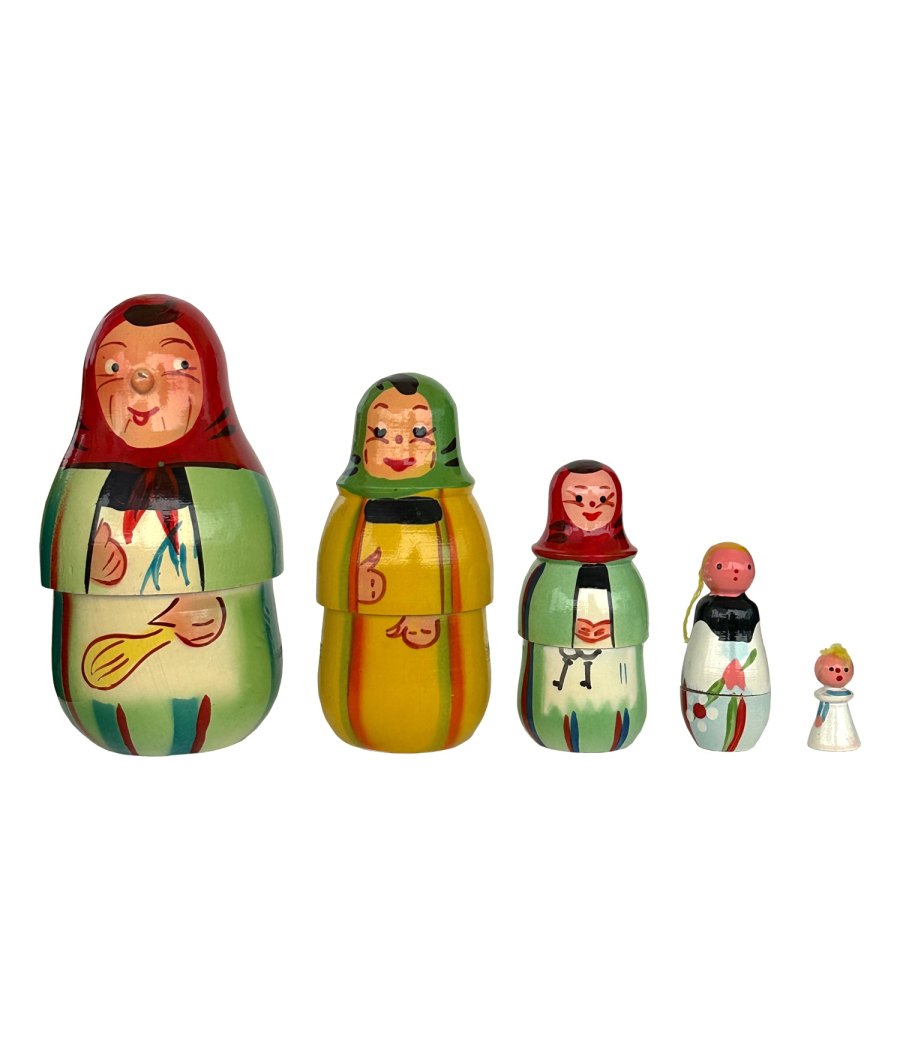 Matryoshka in Ukrainian style Original USSR